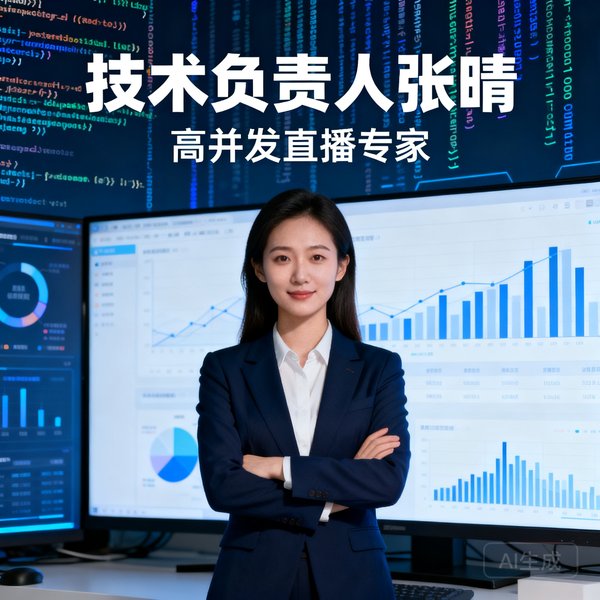 技术负责人张晴，高并发直播专家